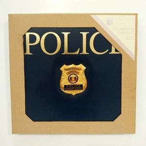 Police Leather 12 x 12 Scrapbook Photo Book NIB